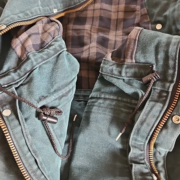 Vintage 90's Carharrt Duck Cape, Duster, Barn Coat Size XXL - Picture 8 of 13